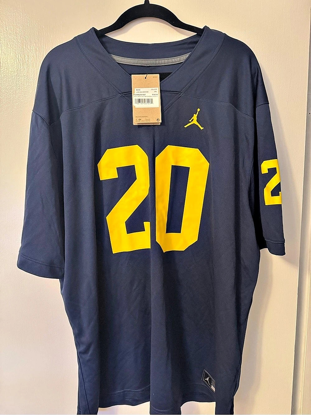 Jordan Michigan Wolverines Dri-FIT Jersey Mullings 20